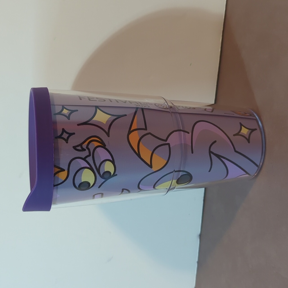 2022 Epcot International Festival Of The Arts Disney Figment 24oz Tervis Tumbler - Picture 4 of 10
